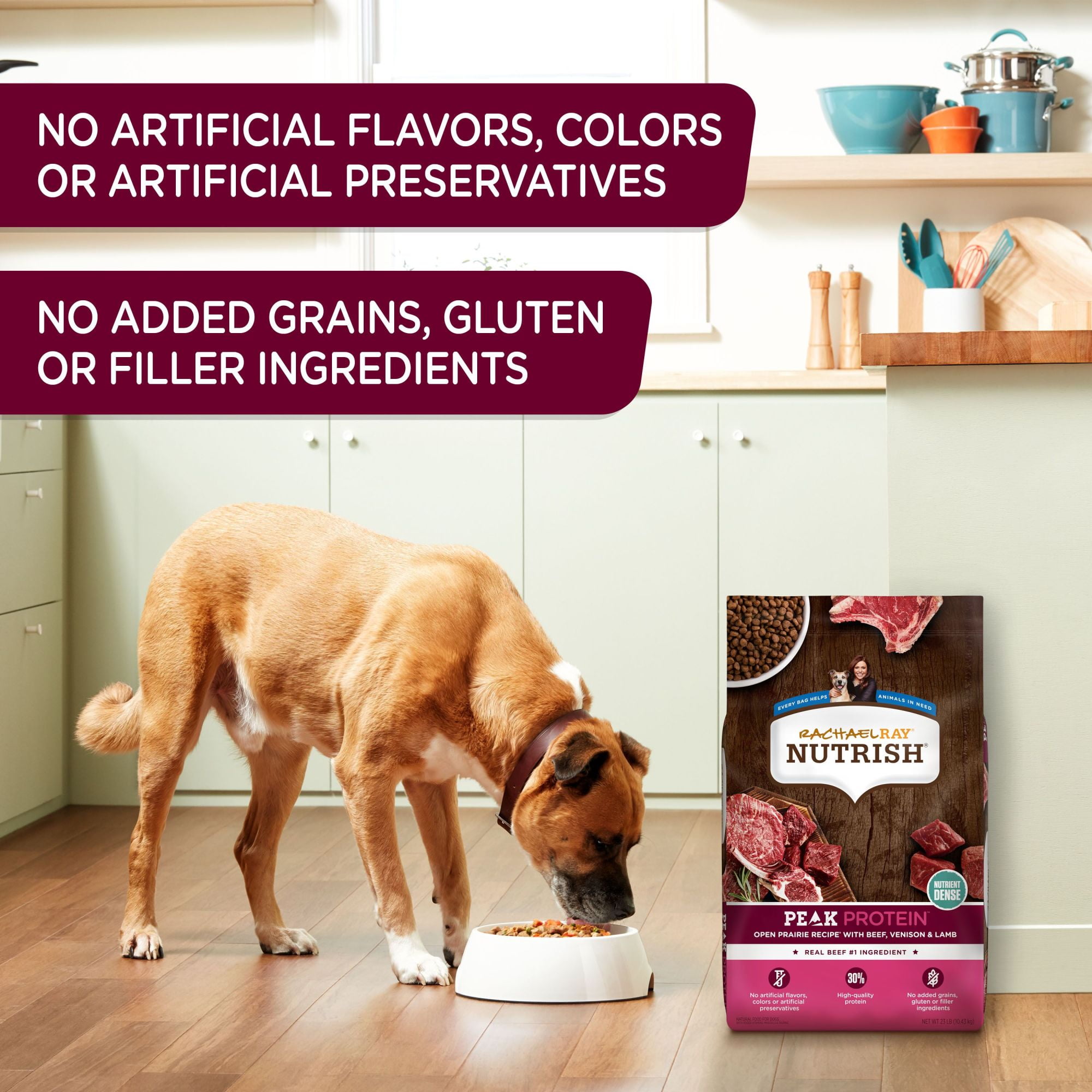 Peak open shop range dog food