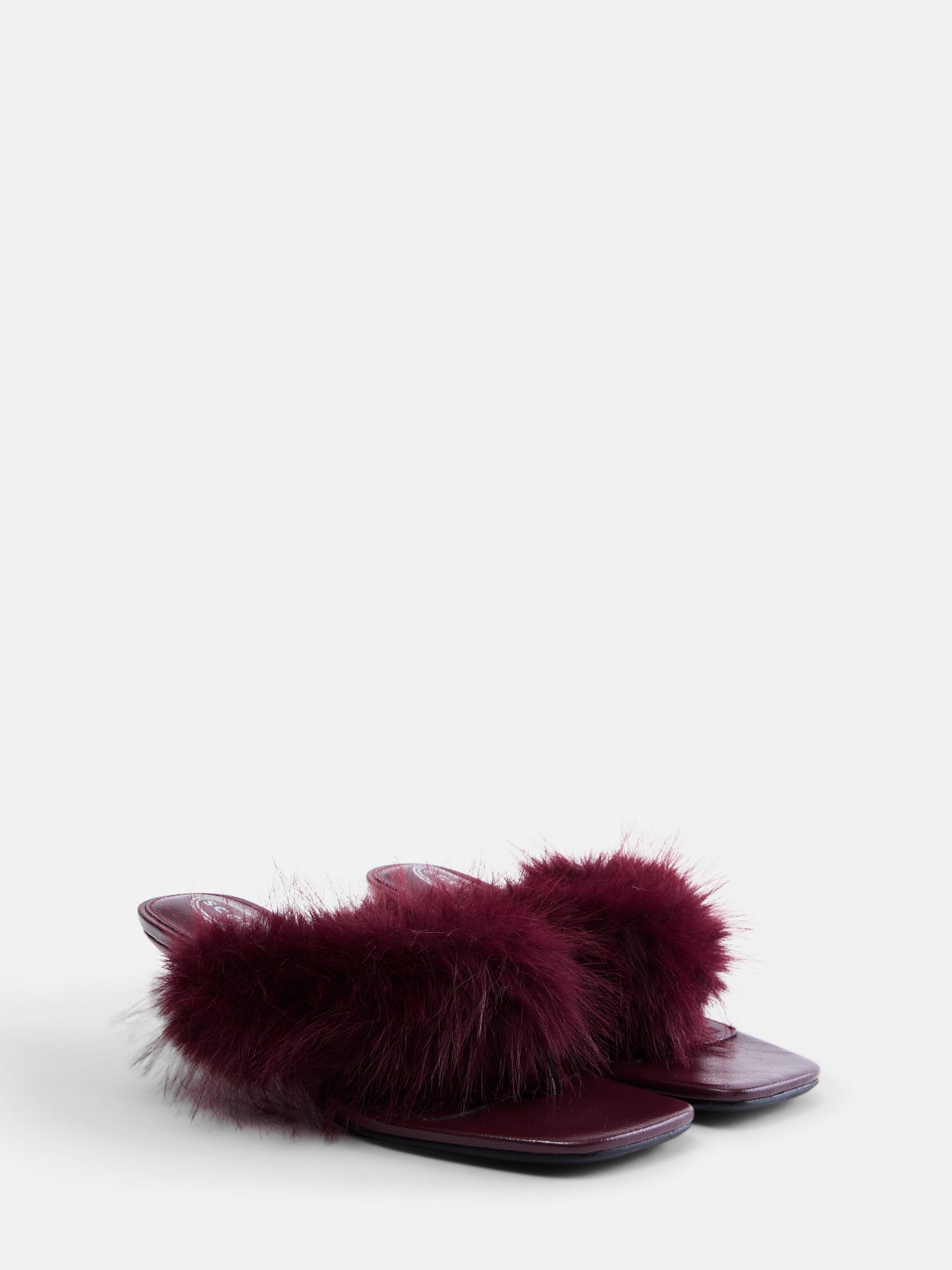 Scoop Women's Faux Fur Kitten Heels