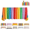 thumbnail image 4 of Teacher Desk Skirt Back To School Table Skirt Classroom Decorations Pencil Table Cover for Back To School Supplies Kindergarten Preschool Bookcase Cabinet Shelf Decoration, 4 of 7