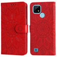 thumbnail image 1 of Funda tipo cartera GANGXUN para Realme C21Y , diseño girasol, cuero PU, soporte, cierre magnético, tarjetero, 1 of 5