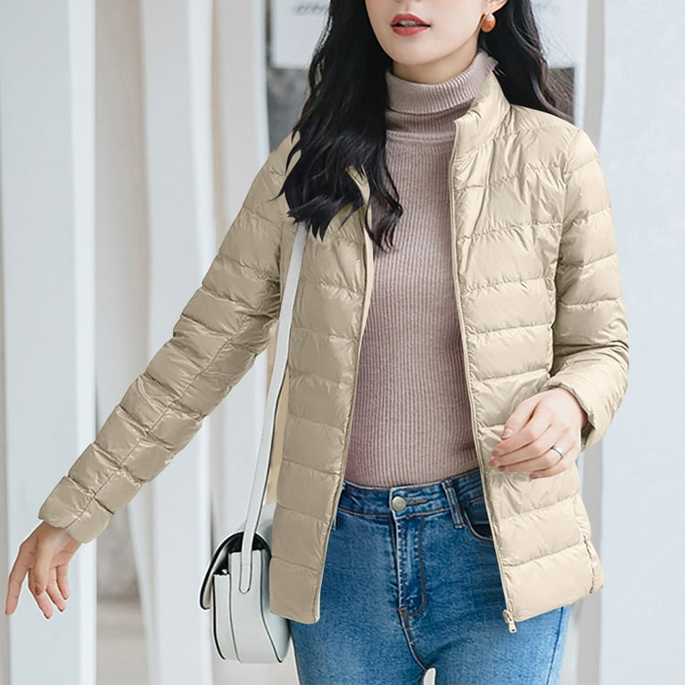 jtjvou Puffer Jacket Women Casual Warm Lightweight Down Jackets