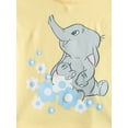 thumbnail image 3 of Dumbo Baby Girls Ruffle Graphic Top and Flare Leggings with Bow Headband Set, 3-Piece, Sizes 0/3M-24M, 3 of 3