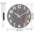 thumbnail image 3 of Luminous Wall Clock, Modern Decorative Silent Wall Clock, Large Dial With 30cm, 3 of 4