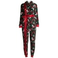 thumbnail image 6 of Derek Heart Women's and Women's Plus Christmas Present Pajamas Union Suit, 6 of 6