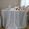 thumbnail image 3 of Table Runner Snowkingdom, 3 unidades, 70 x 305 cm, purpurina plateada, 3 of 9