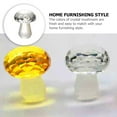 thumbnail image 3 of CTIRCHIU 1Pcs Mushroom Figure Crystal Figurine for Living Room 1.97x1.57x1.57in Transparent, 3 of 8