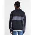 thumbnail image 3 of No Boundaries Men's & Big Men's Sporty Quarter Zip Sweatshirt, Sizes XS-5XB, 3 of 5