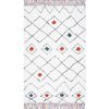 nuLOOM Machine-Made Bernadette Outdoor Moroccan Lattice Area Rug