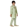 thumbnail image 3 of Ahhaaaa Boys' Banarasi Silk Sherwani (Clothing Set), 3 of 5