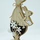 thumbnail image 3 of Pieza Decorativa de Madera de las Figuras de los Conejos de Pascua Conejo Lindo Cabalgando con un Ornamento de Madera de la Figurada de los Animales de la Cesta 12 * 5 * 30cm, 3 of 7