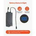 thumbnail image 3 of VEVOR Battery Pack for Reclining Furniture, 2500 mAh Rechargeable Recliner Battery Pack, with Universal 2-Pin Connection and LED Display Screen, 3 of 9