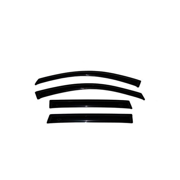 Auto VentShade (AVS) by RealTruck Outside Mount Ventvisor® Window Deflectors Front & Rear Set Compatible with 2000-2016 Ford F250, 1999 Ford F250 Super Duty, 1999-2016 Ford F350, F450, F550 Crew Cab