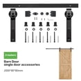 thumbnail image 1 of Barn Door Sliding Track Heavy Duty Roller Hardware Smooth Gliding System For Kitchen Closet Room Divider Doors ,Easy Install, 1 of 7