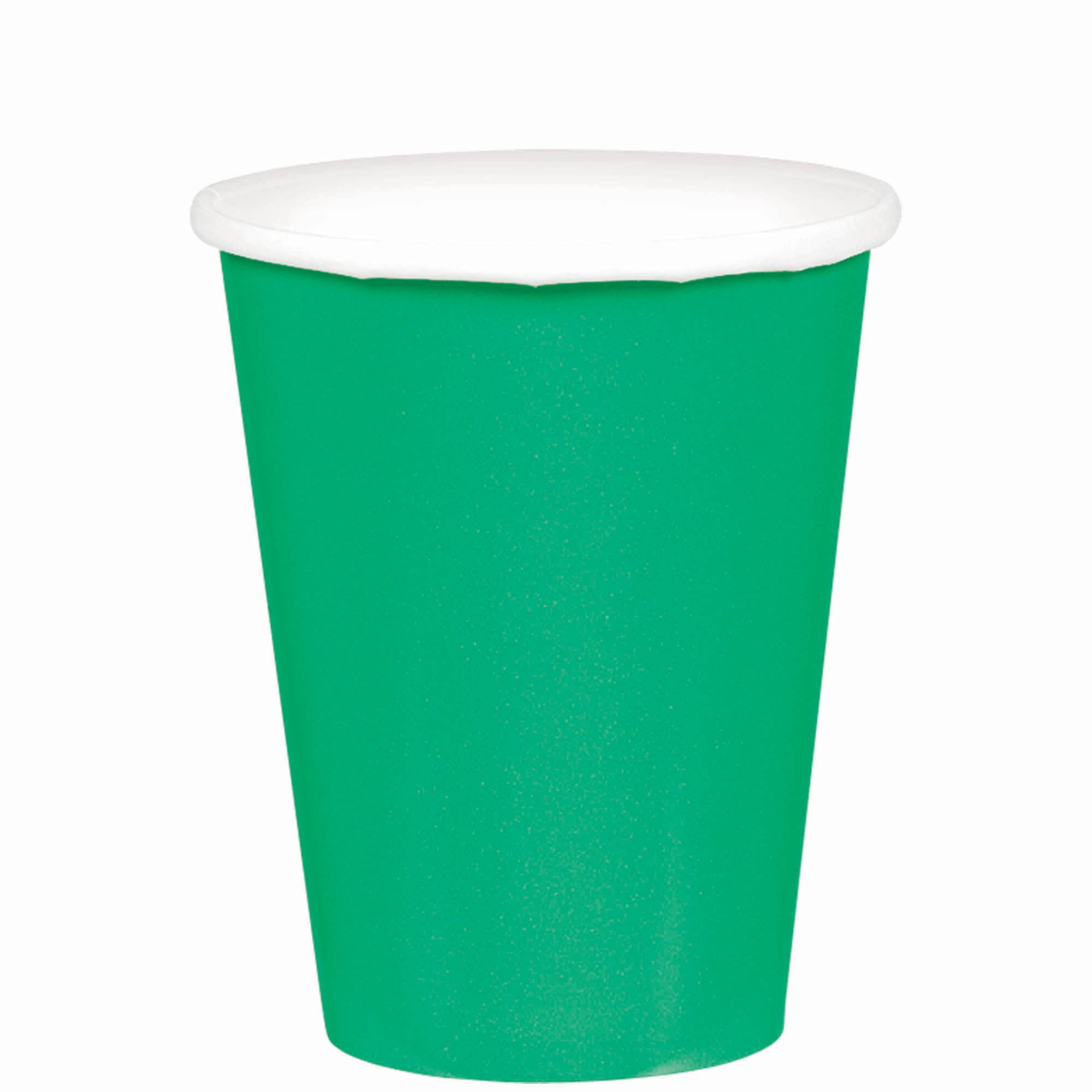 HollyDel St. Patrick's Day Drinkware & Serveware, Tableware; Festive Green Paper Cups 20ct 9oz