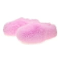 thumbnail image 2 of Women Casual Winter Faux Shearling Mule Slippers, Thick Sole Cozy Indoor Outdoor Shoes, Soft Warm Cloud-Like Comfort Footwear for Relaxed Everyday Wear Pink, 2 of 5