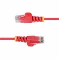 thumbnail image 4 of StarTech 2ft Red Slim CAT6 Ethernet Cable, Snagless RJ45, LSZH, 28AWG Pure Bare Copper, Slim Network Patch Cable/Cord, 4 of 5