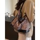 thumbnail image 5 of Bolso de gran capacidad estilo universitario para mujer, nueva mochila con estampado de leopardo popular de otoño 2024, bolso bandolera, 5 of 5