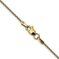 thumbnail image 3 of Auriga 14K Yellow Gold 1.2mm Parisian Wheat Chain Bracelet 8inch for Women, 3 of 6