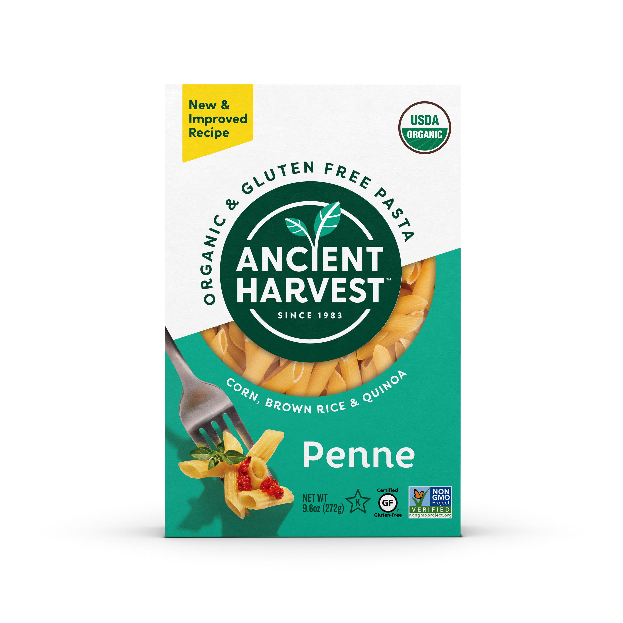 Ancient Harvest Organic Gluten Free Supergrain Penne Pasta 9 6 Oz 