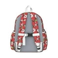 thumbnail image 3 of Red Strawberry Plants Fruit Backpack for School,Cute School Bag,Schoolbag with Adjustable Shoulder Straps & Padded Back,13.4"x11"x4.7", 3 of 6