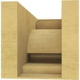 thumbnail image 4 of 7"W x 14"D x 7"H Wide Alma Rough Cedar Woodgrain TimberThane Corbel, Primed Tan, 4 of 6