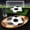 White, variant on ChicYu 10 Pcs Disposable Football Pattern Paper Plates Sturdy Drinking Cups Party Daily Use Home Office Picnic Supplies