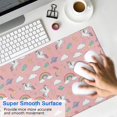 thumbnail image 4 of Long Mouse Pads for Desk,Pink Cartoon Unicorn Rainbow Cloud Space Desk Mats on Top Of Desks, Desk Mouse Pad Extra Large with 3mm Non-Slip Base and Stitched Edge for Gaming,Work,Home 31.5"x11.8", 4 of 5