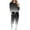 Dark Gray, variant on Two Piece Outfits for Women Long Sleeve Top Pant Set Crew Neck Tracksuit Gradient Sweatsuits Jogger Sweatpants Suit (Blue L)