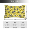 thumbnail image 2 of Pofeuu Honeybee Print Polyester Microfiber Plush Pillowcases, Super Soft and Cozy Pillow Case Covers with Envelop Closure（Pillow core not included）-16"x24", 2 of 6