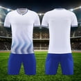 thumbnail image 2 of Fesfesfes Boys Kids Football Soccer Set,5-13Years Breathable Short Sleeve Top,Elastic Waist Athletic Shorts,Youth Sports Training Game Active Outfit, 2 of 6