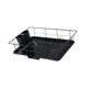 thumbnail image 5 of Escurridor de fregadero, escurridor de platos para palillos, cucharas y tenedores, ahorra espacio y tiene un soporte extraíble para cubiertos para el Negro, 5 of 8
