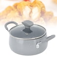 thumbnail image 6 of YAHHU Mini Japanese Dual‑Handle Deep Fryer Pot with Lid & Oil Drip Rack – 8.66" x 11.81" – Ideal for Tempura, Fries & More, 6 of 16