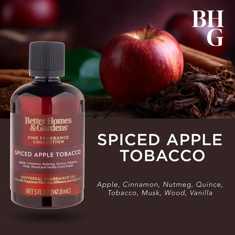 Better Homes & Gardens Fine Fragrance Universal Oil, Spiced Apple Tobacco,  5 fl oz