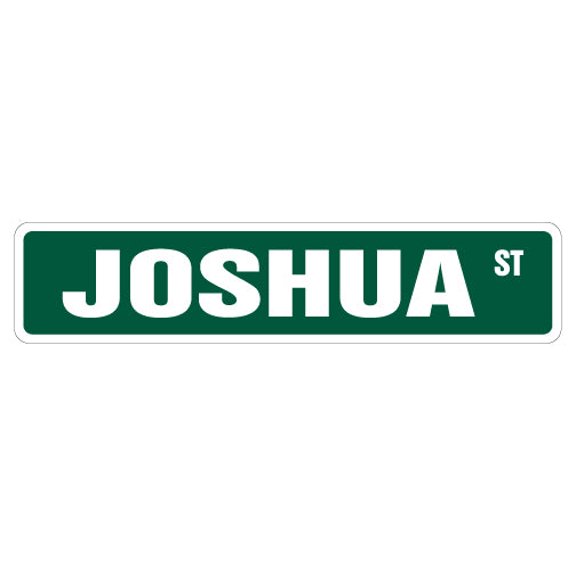SignMission SS-Joshua 4 x 18 in. Joshua Street Sign