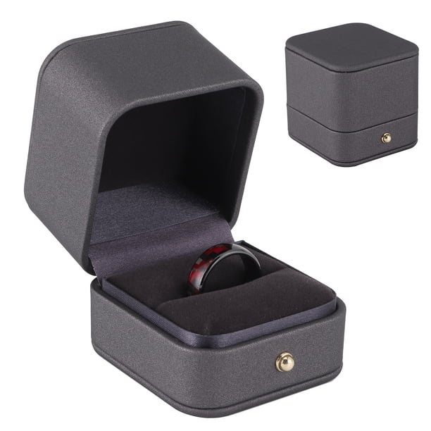 Anillos de Anillo de Llave Anillo de Tarjeta de Llave de Fibra de Carbono, Anillo Inteligente Portátil para Hombres de Llave Con Carro de Textura Delicado