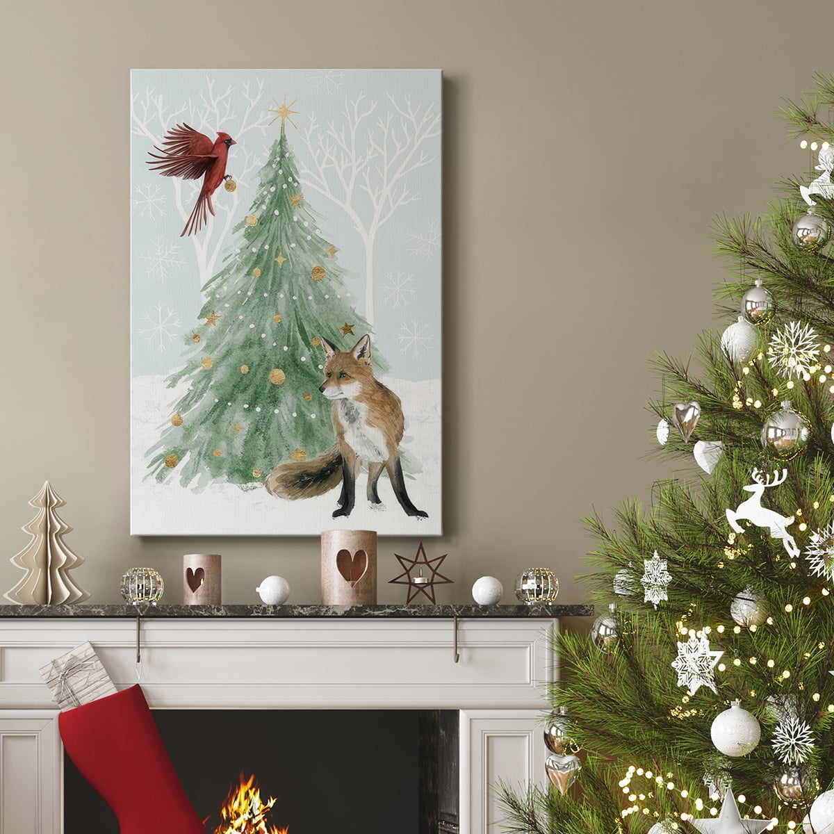 Christmas in the Forest Collection B- Gallery Wrapped Canvas