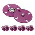 thumbnail image 1 of Unique Bargains 5Pcs Snap Buttons, Metal Invisible Buckle Fasteners Press Studs Buttons for Clothing Sewing (Rose Red, 25mm), 1 of 6