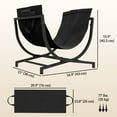 thumbnail image 3 of Outsunny Support de Bois de Chauffage Extérieur, Support de Cheminée Pliable de 17 Pouces, 3 of 10