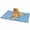 Blue, variant on Foldable Outdoor Dog Bed, Waterproof Machine Washable Portable, Camping Travel Pet Mat for Small, Medium & Large Dogs