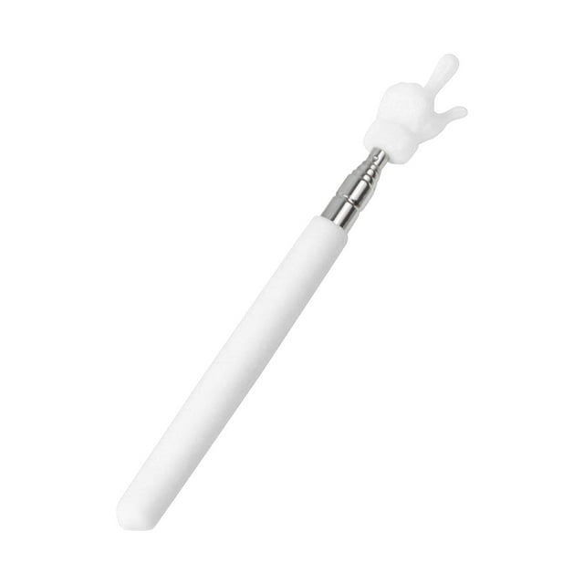 CSChome Pointeur Rétractable pour Enseignant – Poignée Antidérapante Colorée Design Doigt Tige Télescopique en Acier Inoxydable Multifonctionnelle