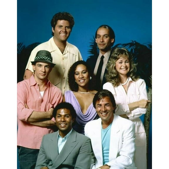 Miami Vice Johnson Thomas Olivia Brown Talbott Belinda Montgomery 24x30 Poster