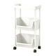 thumbnail image 2 of Estantería de Plástico Extraíble | Estantería de Gran Capacidad con Ruedas | Ideal para Salón, Dormitorio, Baño o Cocina | Blanco | 30 X 20 X 62 Cm | Plástico Abs + Estructura Tubular | Incluye 4 Rue, 2 of 6