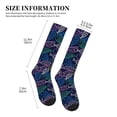 thumbnail image 4 of Rateoe Cute Line Fish Compression Socks for Women and Men 20-30mmHg-Circulation Support Socks Knee High Nurse Pregnant Running Medical and Travel Athletic, 4 of 7