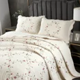 thumbnail image 2 of Colcha de algodón de 3 piezas en la cama, funda de cama de estilo pastoral francés, juego de edredón de verano, colchón, colchas y cobertores dobles, 2 of 5