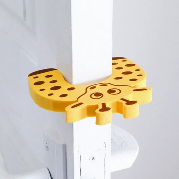 VEFSU Door Slam Stopper,1Pcs Cute Animal Shape Door Slam Stopper,Soft Foam Door Stopper for Safety & Protection,Door Soft Close No Slam