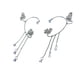 thumbnail image 1 of Minnieouse Clip de oreja de mariposa de mano de obra exquisita para pendientes estilo borla de mariposa de estilo llamativo Ropa, zapatos y accesorios Miscelánea plata, 1 of 6