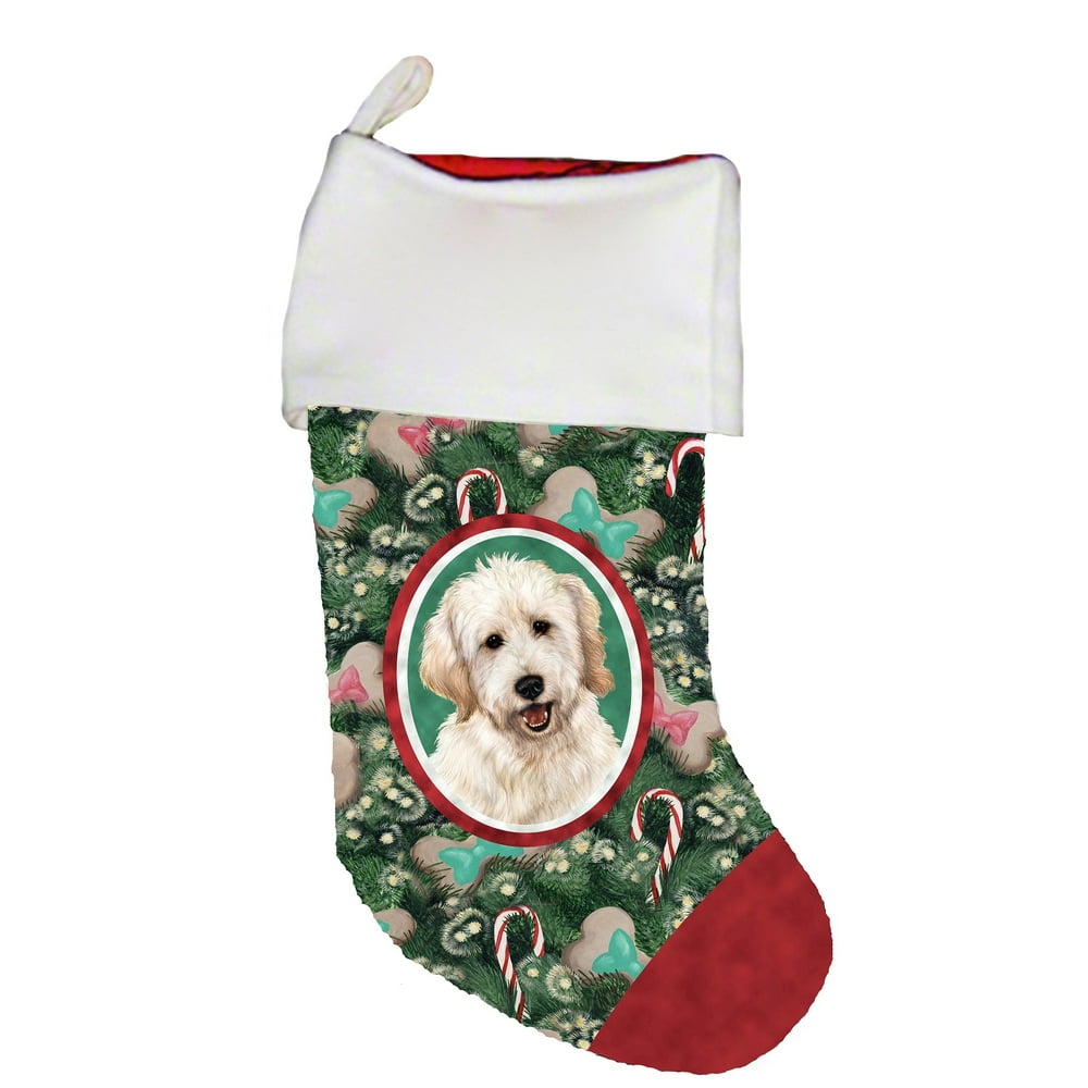 Goldendoodle White - Best of Breed Dog Breed Christmas Stocking ...