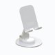 thumbnail image 2 of Soporte ajustable y plegable para teléfono y tablet con soporte de múltiples ángulos, diseño ligero y portátil, base estable con peso, para hogar, oficina, escuela, viajes, en negro o blanco., 2 of 6