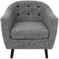 thumbnail image 2 of Chaise moderne milieu-du-siècle Rockwell de LumiSource, 2 of 9