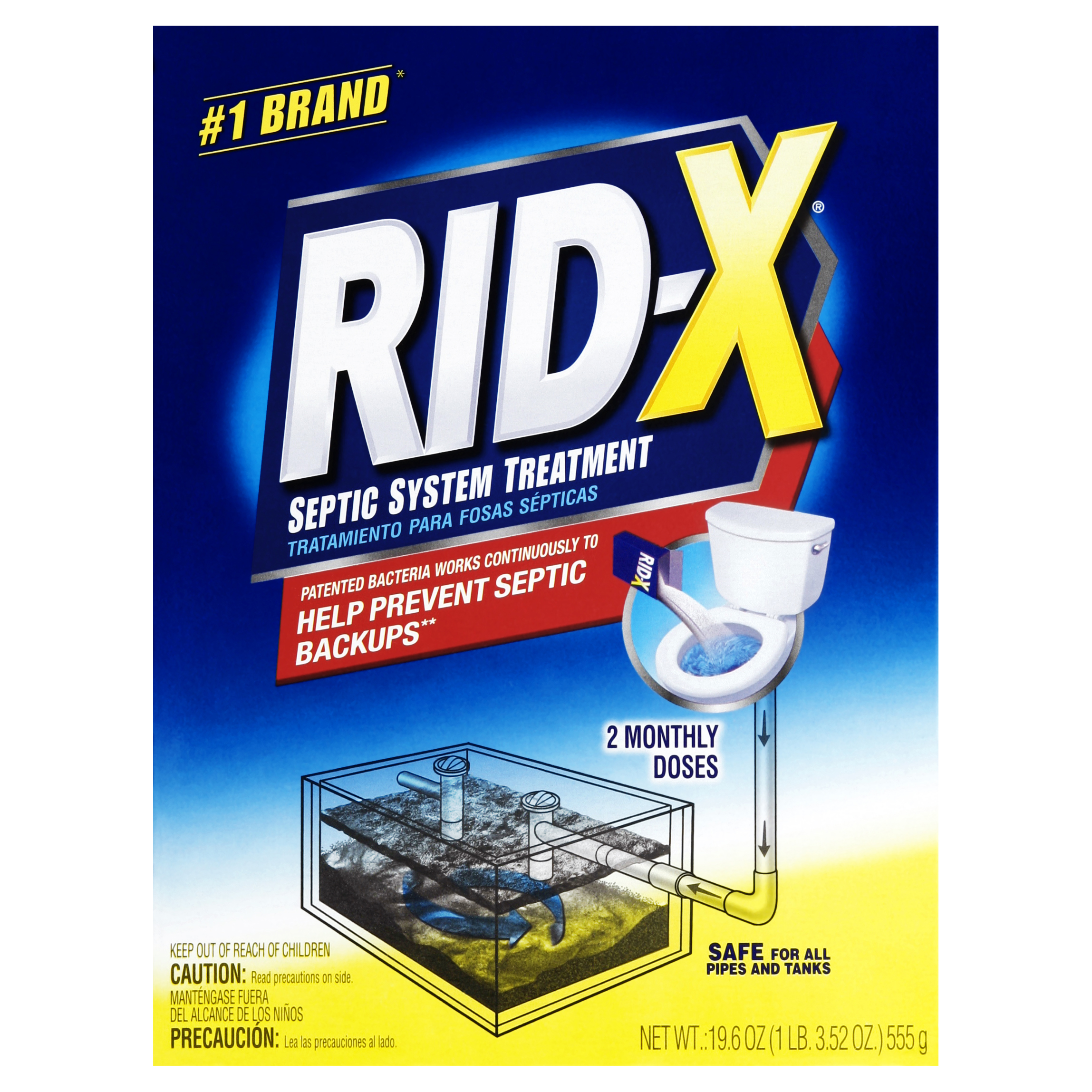 RidX Septic Tank System Treatment, 6Dose Liquid, 48 Ounce